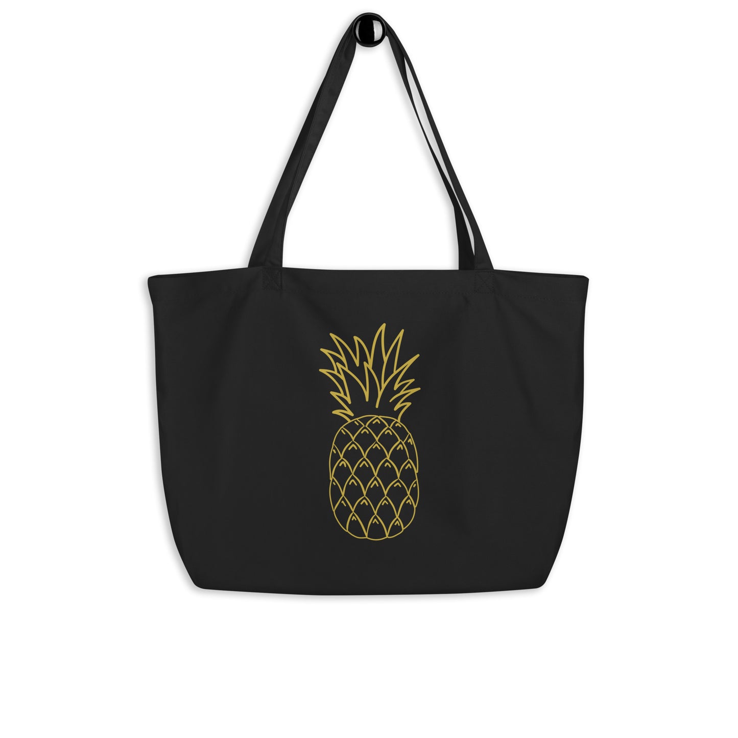 Large organic Pineapple tote bag